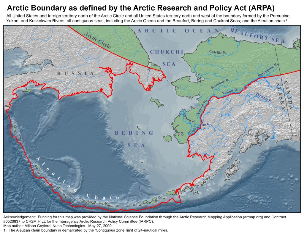 Arctic Boundary Map: Alaska